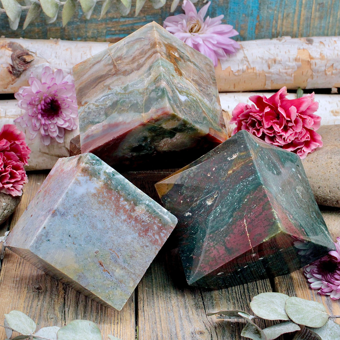 Ocean Jasper Cube C