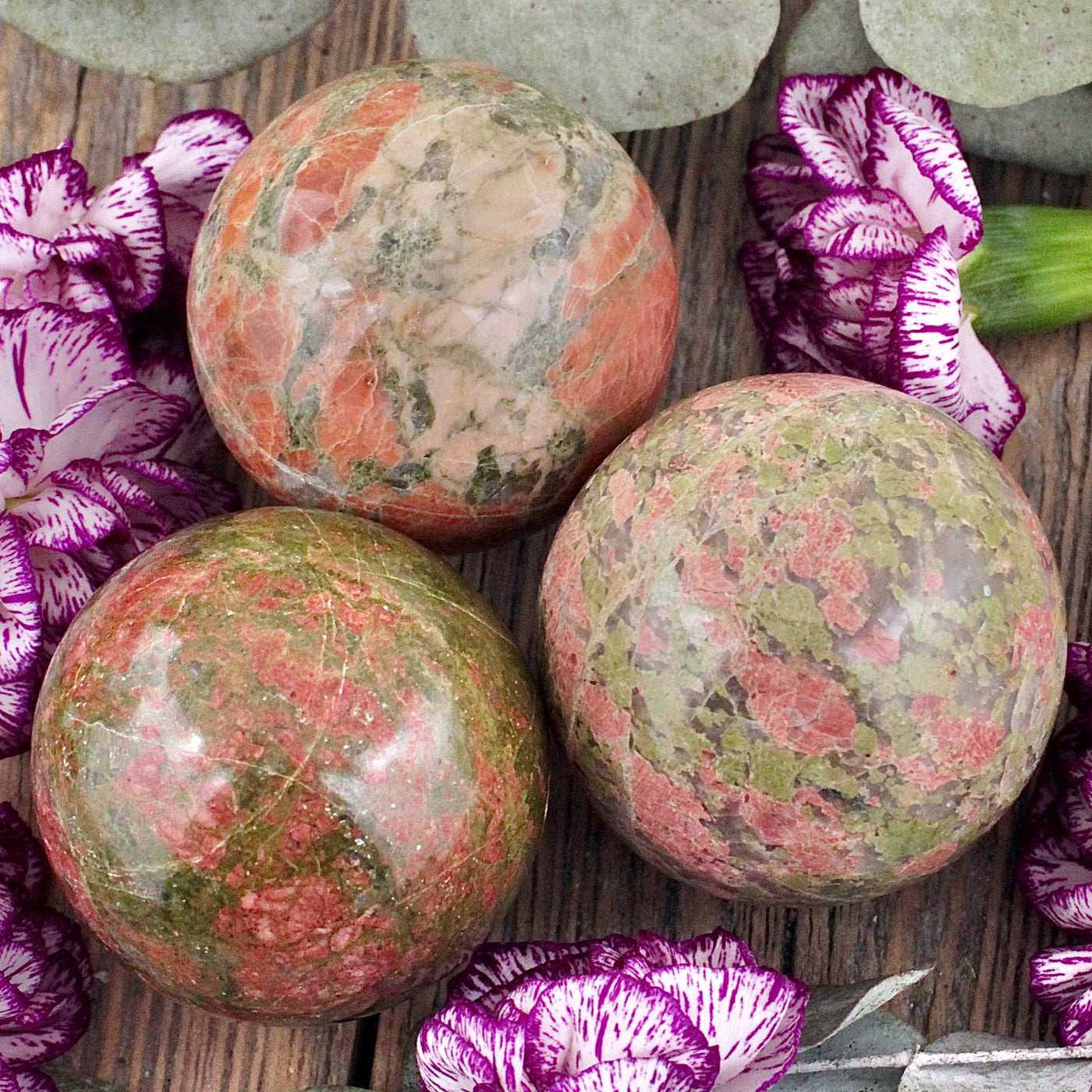Unakite Jasper Sphere