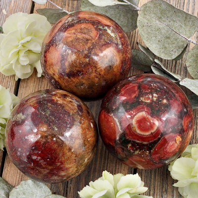 Bombay Jasper Sphere B