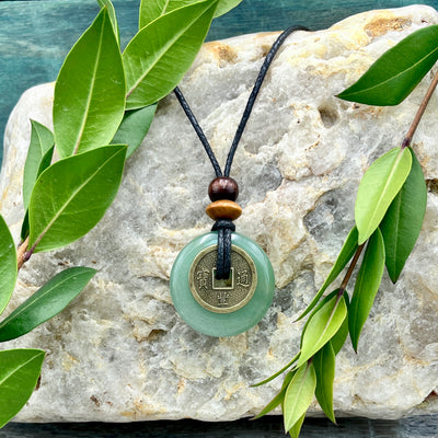 Abundance Green Aventurine Necklace 30mm