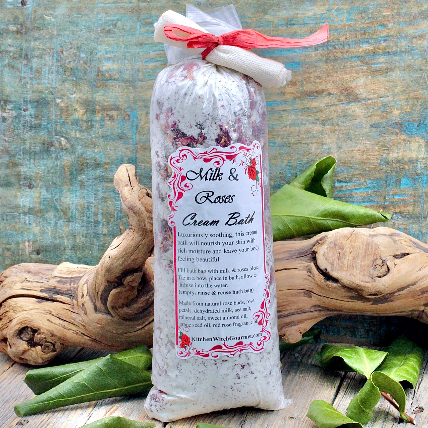 Milk and Roses Cream Bath Mixture Kitchen Witch Gourmet
