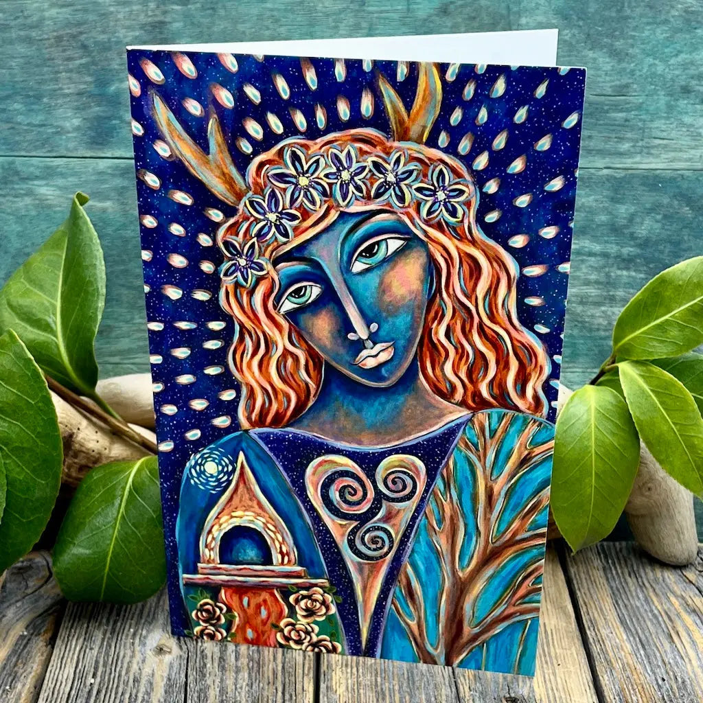 I Am My Own Hero - Blank Greeting Card