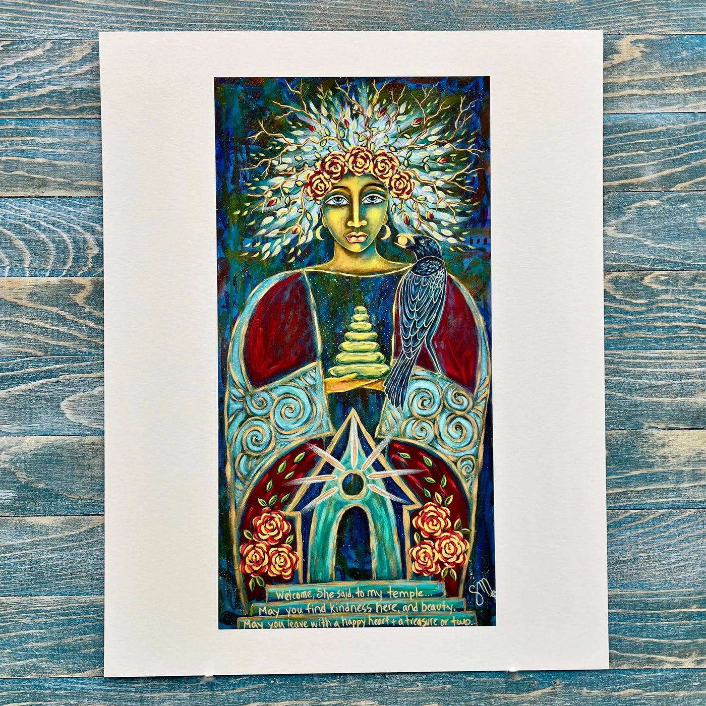 Rock Mama Art Print