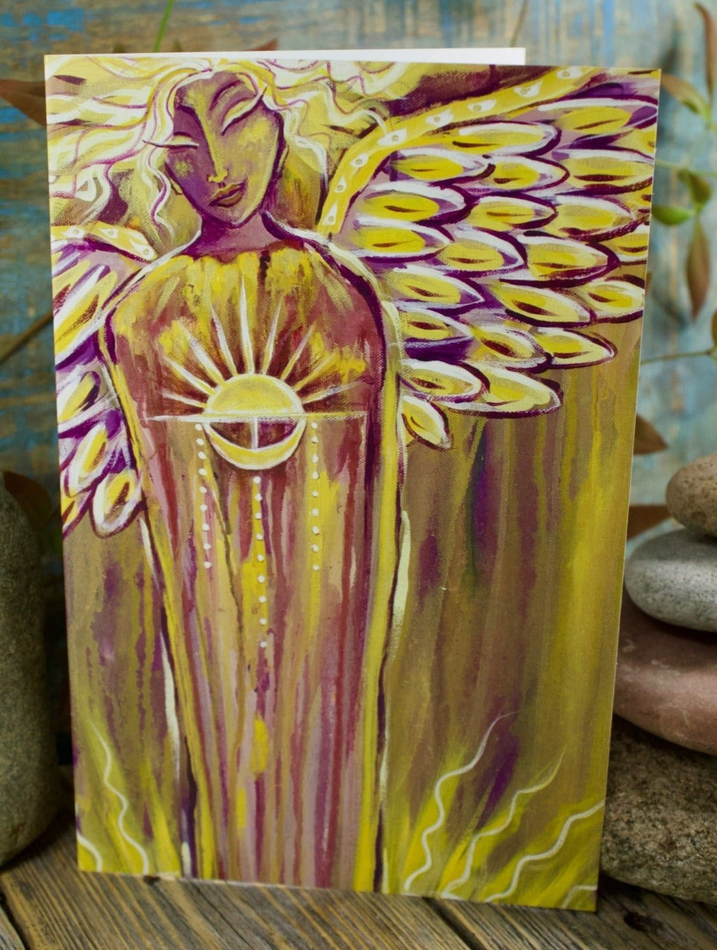 Guardian of the Light Blank Greeting Card