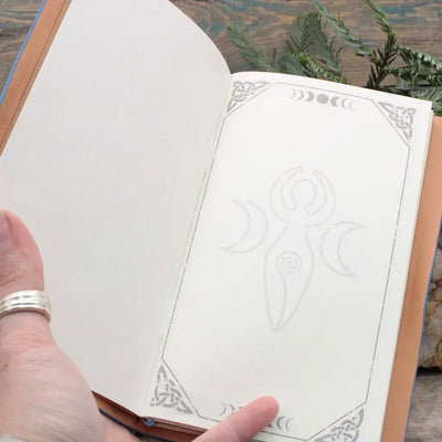 Example page of inside of journal