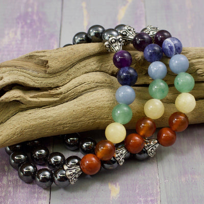 Hematite & Chakra Bracelet