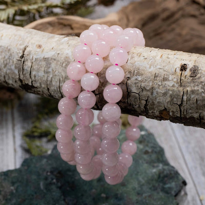 Rose Quartz Bracelet, Multiple Sizes