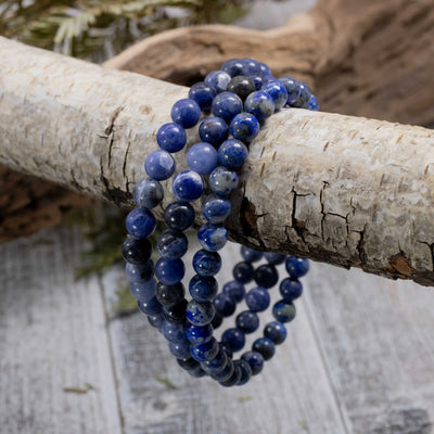 Sodalite Bracelet, Multiple Sizes