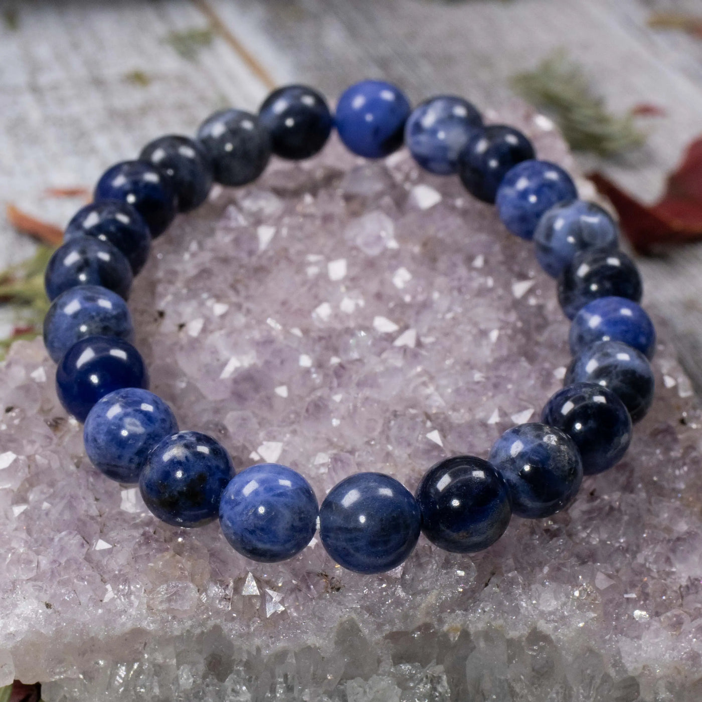 Sodalite Bracelet, Multiple Sizes