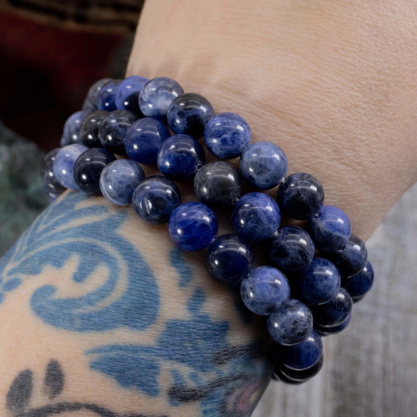 Sodalite Bracelet, Multiple Sizes