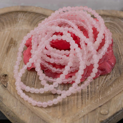 Rose Quartz Bracelet, Multiple Sizes