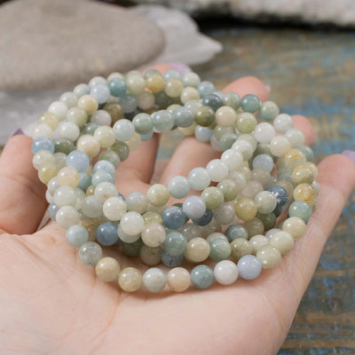 Aquamarine Beaded Bracelets