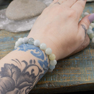 Aquamarine Beaded Bracelets