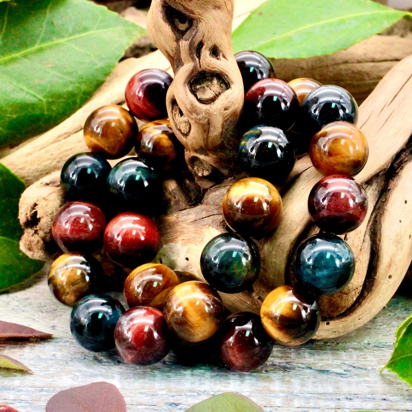 Tri-Color Tiger's Eye Bracelet