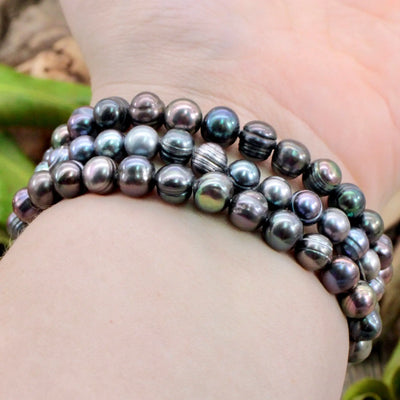 Peacock Pearl Bracelet