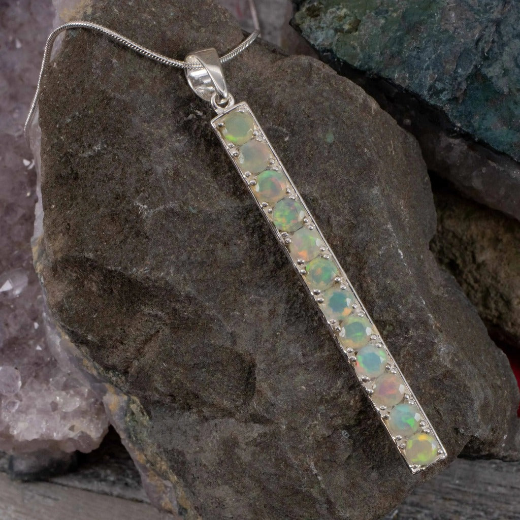 Crystal Bar Pendant Collection