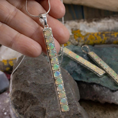 Crystal Bar Pendant Collection