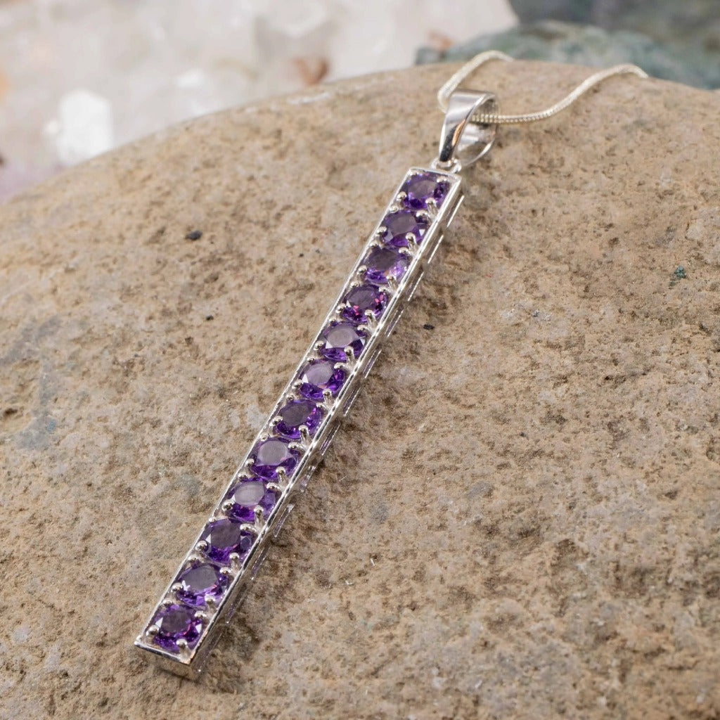 Crystal Bar Pendant Collection