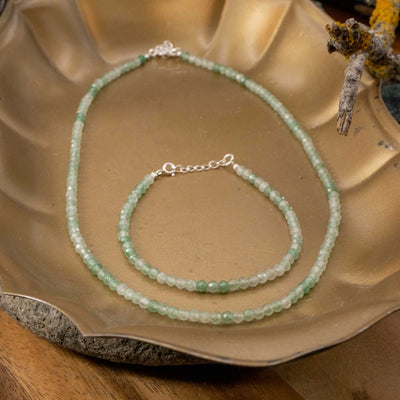 Faceted Crystal Bracelet & Necklace Collection