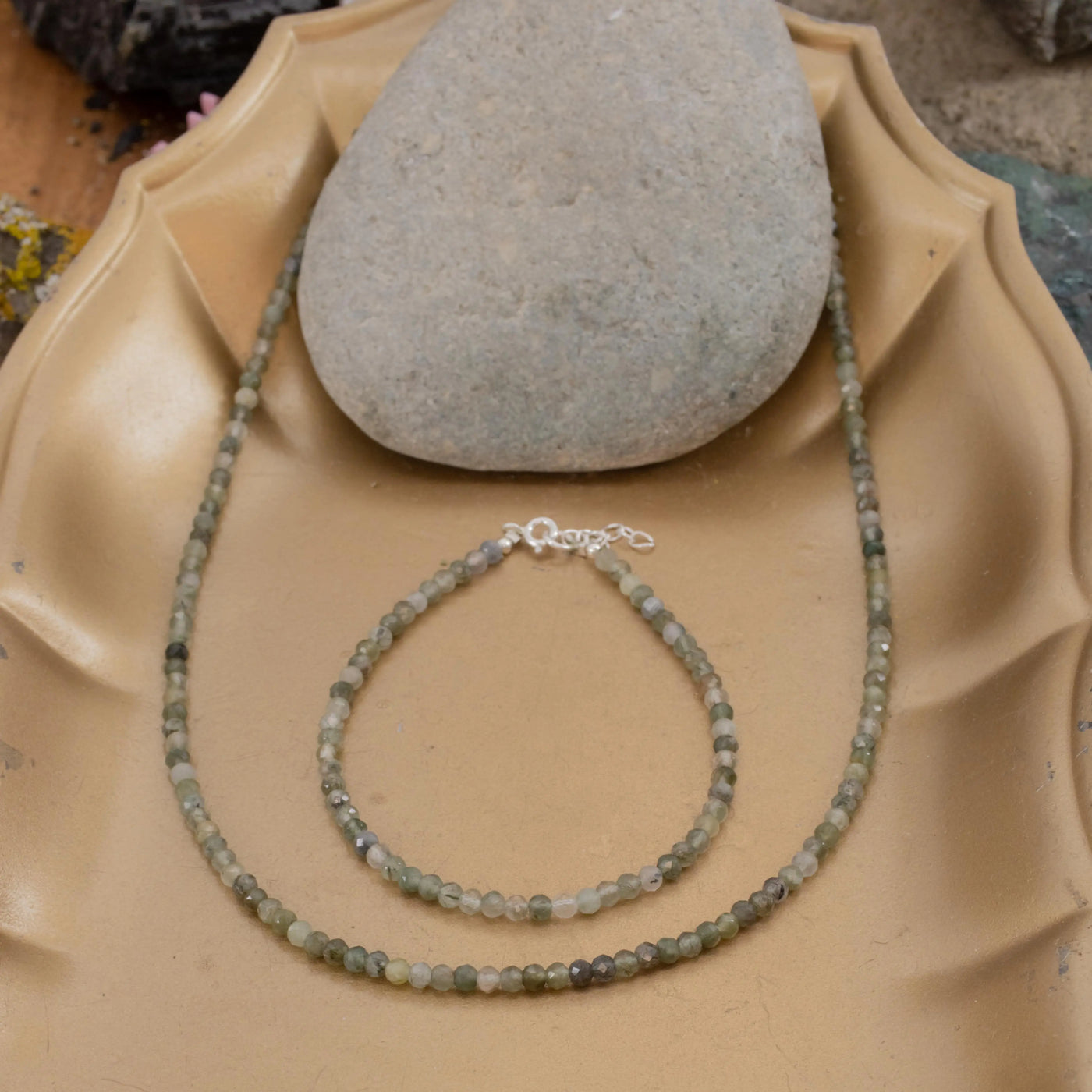 Faceted Crystal Bracelet & Necklace Collection