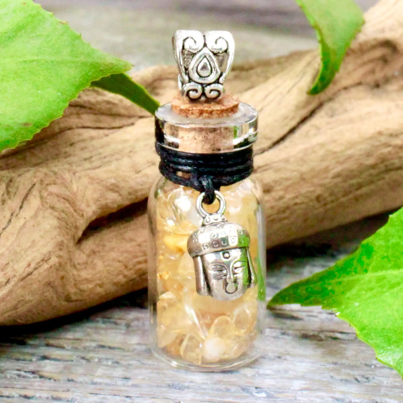 Enlightenment Spell Jar with Citrine Necklace