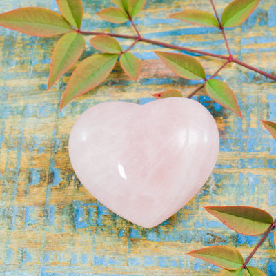 Rose Quartz Small Heart