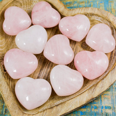 Rose Quartz Small Heart