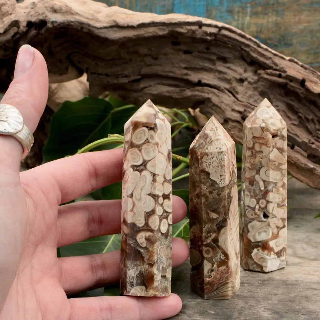 Chocolate Calcite Tower -80g