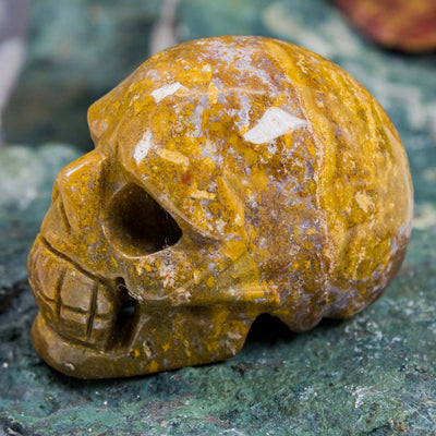 Ocean Jasper Mini Skull
