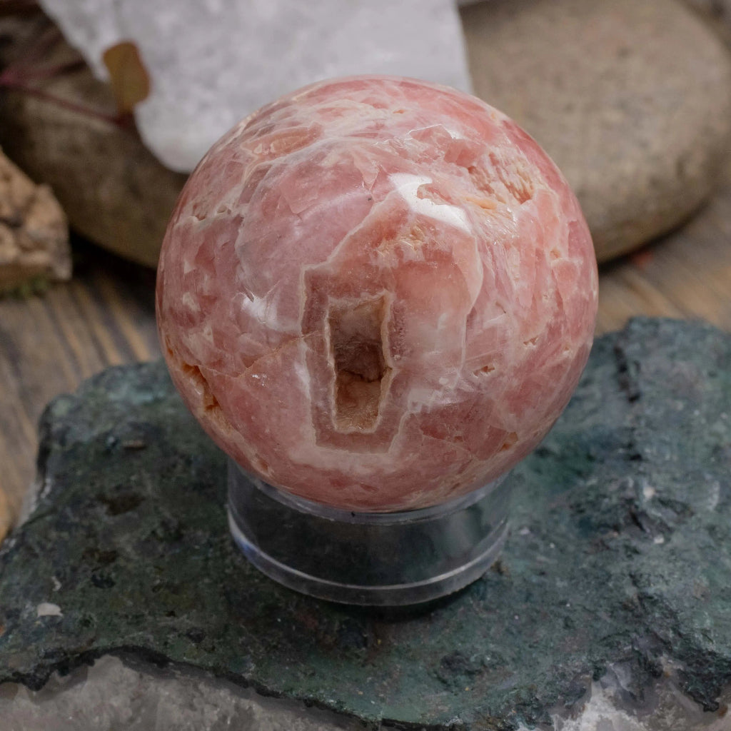 Rhodocrosite Sphere