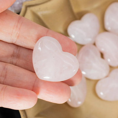 Rose Quartz Mini Heart