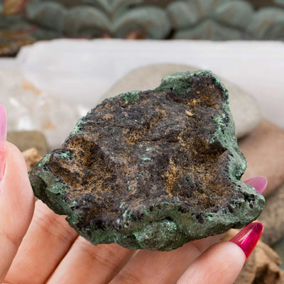 Malachite Specimen back