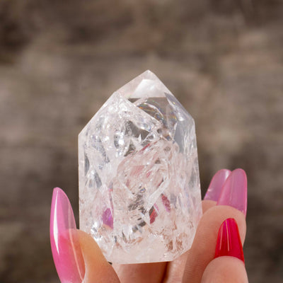 Crackle Quartz Points