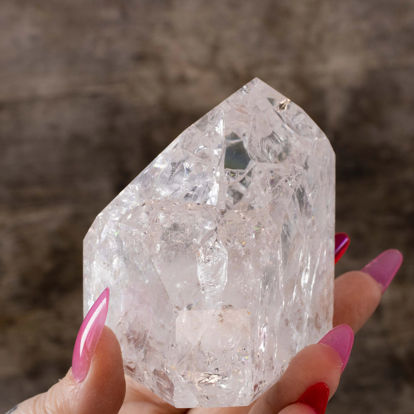Crackle Quartz Points