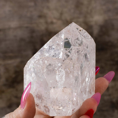 Crackle Quartz Points