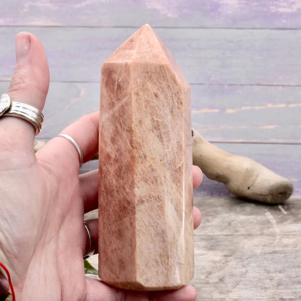 Copy of Large Peach Moonstone Tower