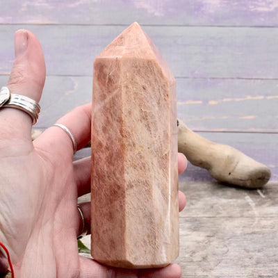 Copy of Large Peach Moonstone Tower