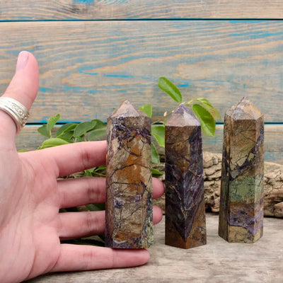 Brecciated Fluorite Tower, Small
