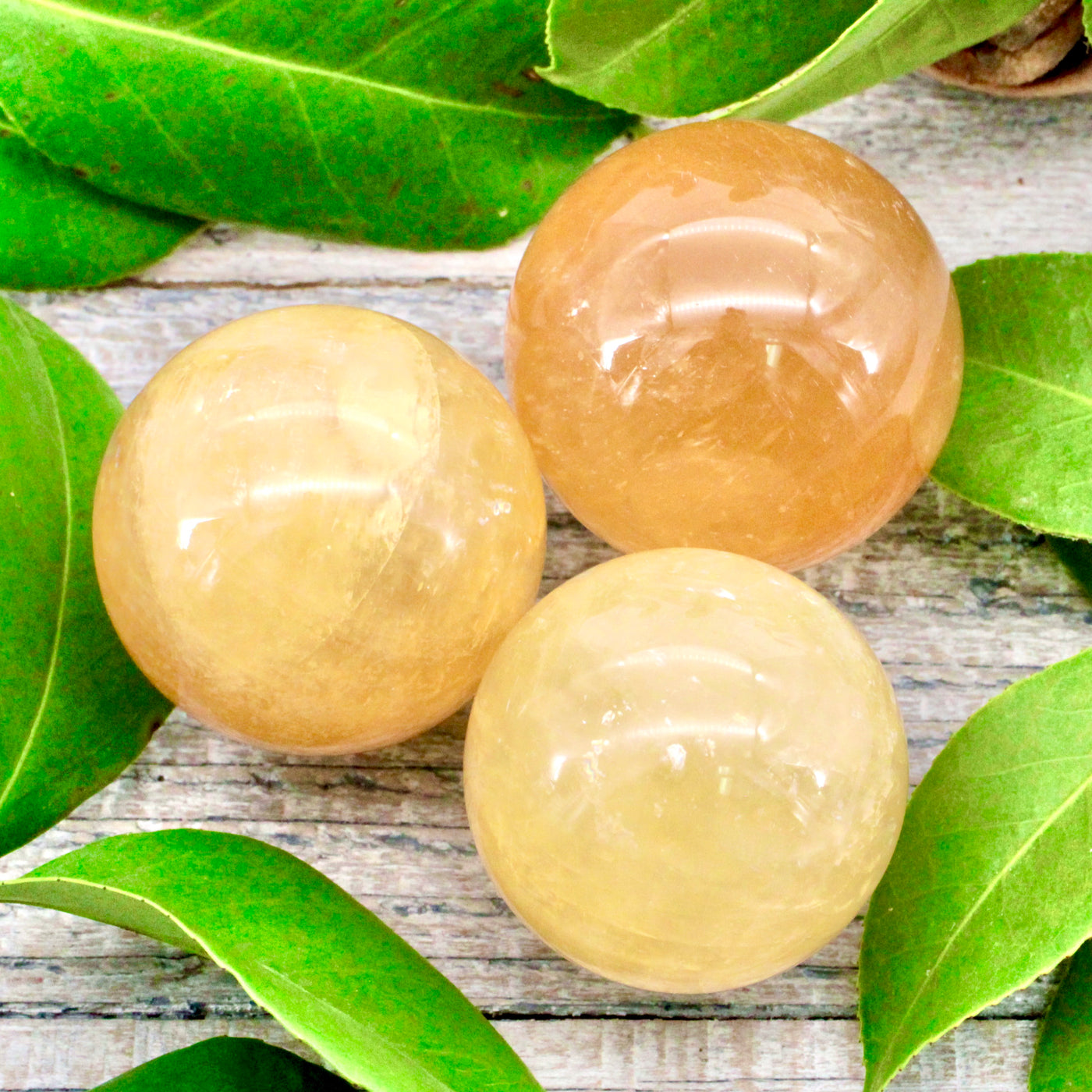 Honey Calcite Sphere Large
