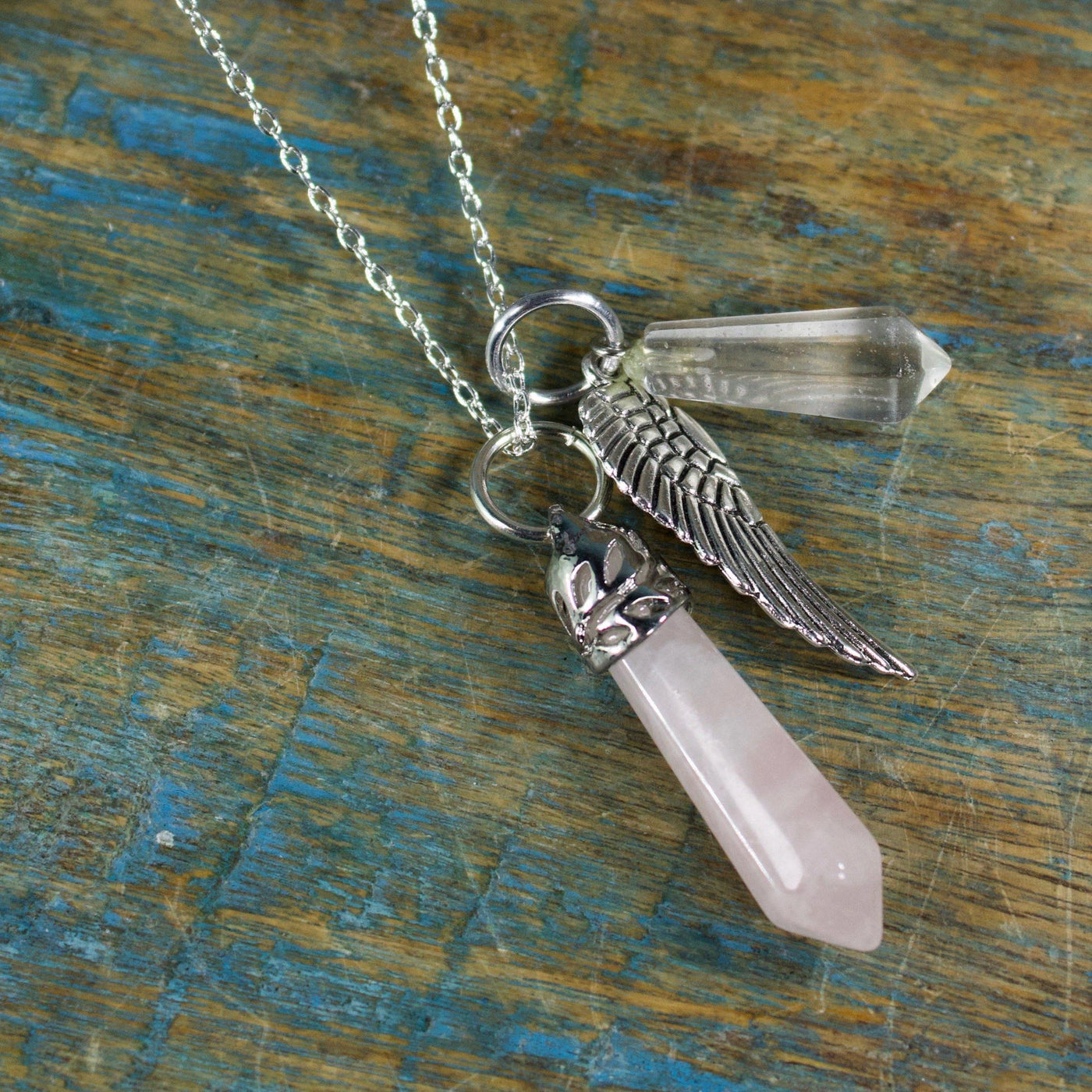 Rose Quartz Guardian Stones Necklace