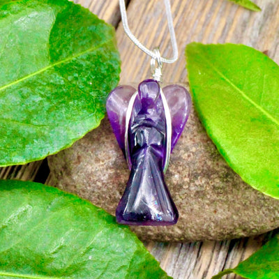 Angel Necklace Amethyst