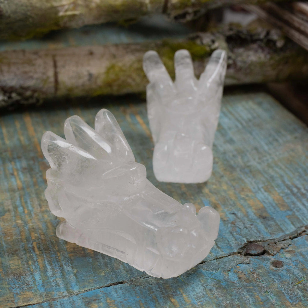 Quartz Dragon Head