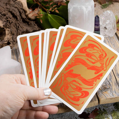 Chinese Tarot back of cards